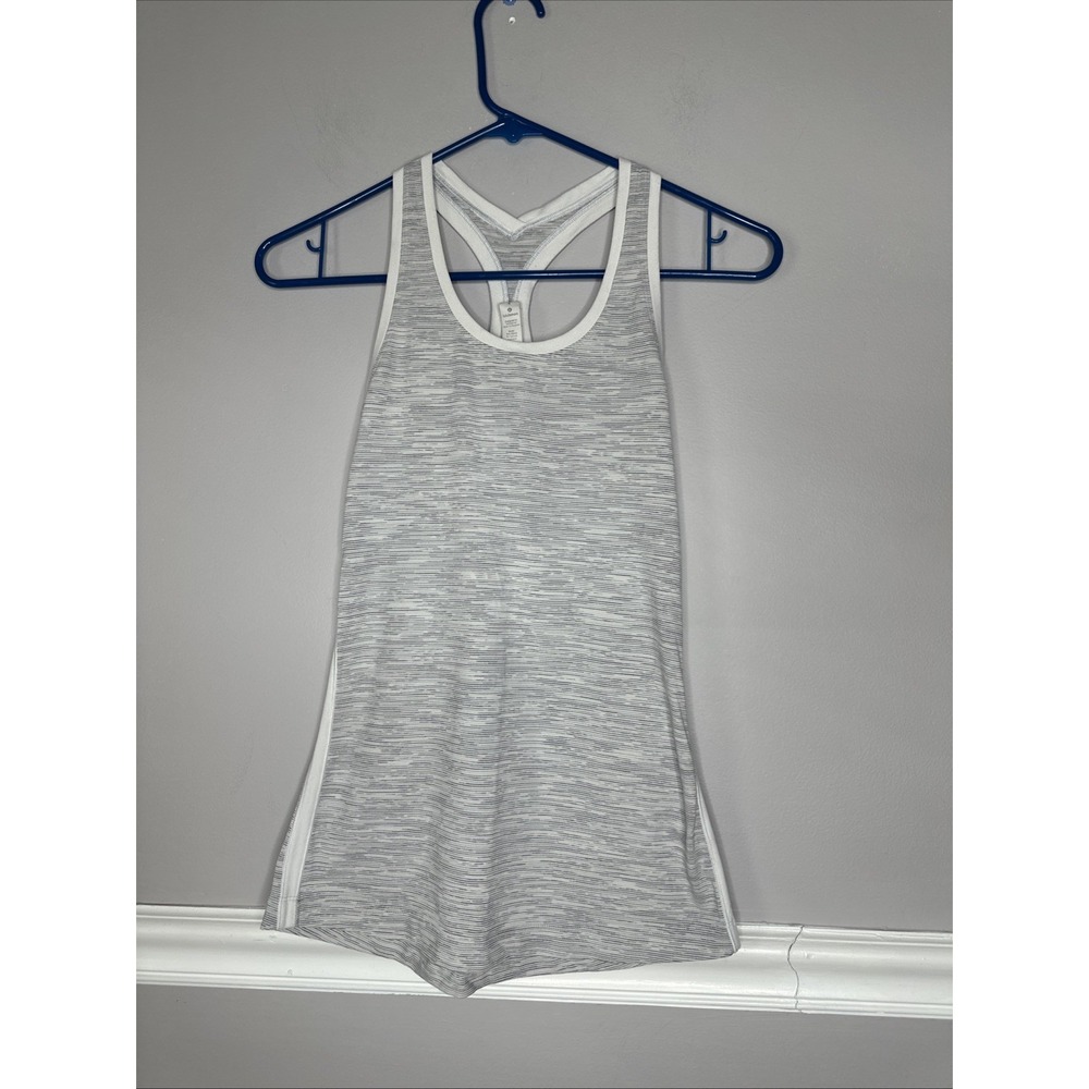 Lululemon Tank Top Cool Racerback II Wee Are From Space/Ice Grey Alpine White 4